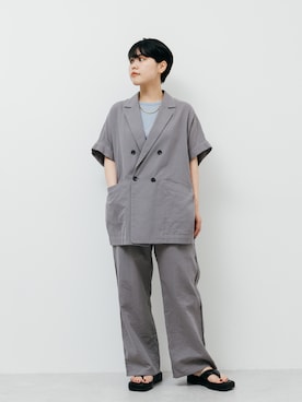 Ayano Satoさん（レディース・158cm）の夏コーディネート