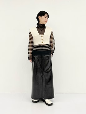 Ayano Satoさん（レディース・158cm）の秋コーディネート