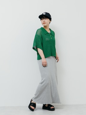 Ayano Satoさん（レディース・158cm）の夏コーディネート