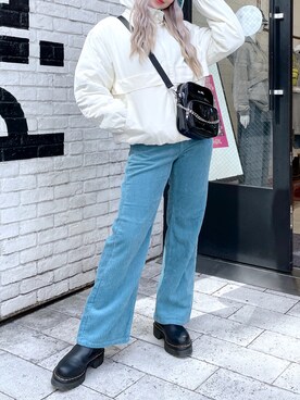 「x-girl_ootd」｜「アイテム（ジャケット/アウター）」を使った、moonlightxxさん（レディース・165cm）の秋コーディネート