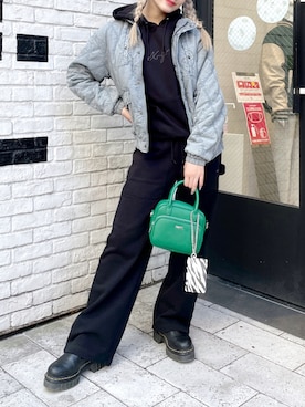 「x-girl_ootd」｜「アイテム（ジャケット/アウター）」を使った、moonlightxxさん（レディース・165cm）の秋コーディネート