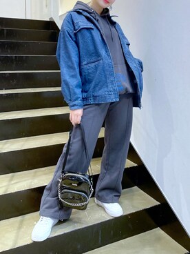 「x-girl_ootd」｜「アイテム（ジャケット/アウター）」を使った、moonlightxxさん（レディース・165cm）の秋コーディネート