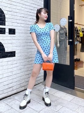 「コラボレーション」｜「アイテム（ワンピース/ドレス）」を使った、moonlightxxさん（レディース・165cm）の春コーディネート