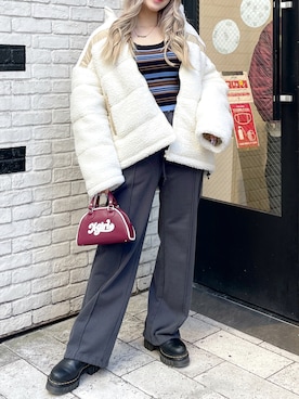 「x-girl_ootd」｜「アイテム（ジャケット/アウター）」を使った、moonlightxxさん（レディース・165cm）の秋コーディネート