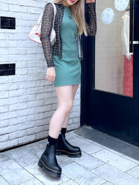 「x-girl_ootd」｜「アイテム（ワンピース/ドレス）」を使った、moonlightxxさん（レディース・165cm）の夏コーディネート