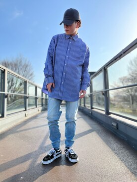 「A4A（エーフォーエー）のアイテム」を使った、yutaさん（メンズ・173cm）の春コーディネート