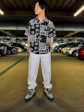 「A4A（エーフォーエー）のアイテム」を使った、yutaさん（メンズ・173cm）の春コーディネート