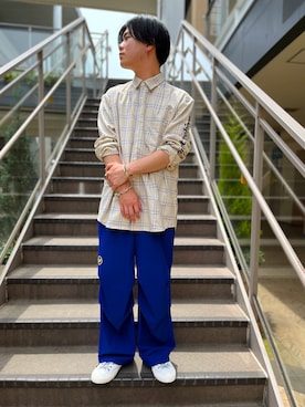 「A4A（エーフォーエー）のアイテム」を使った、yutaさん（メンズ・173cm）の春コーディネート