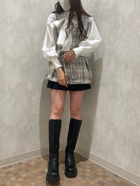 小林　愛さん（レディース・168cm）の春コーディネート