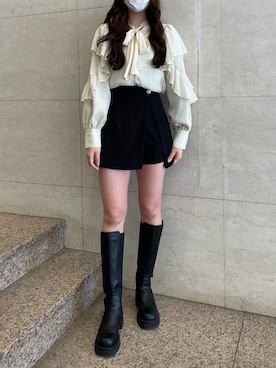 小林　愛さん（レディース・168cm）の冬コーディネート