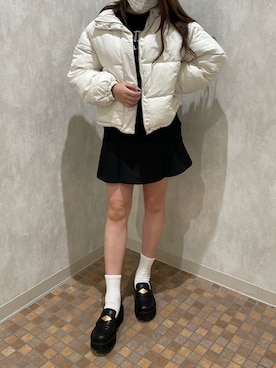 「ダウンコーデ」｜小林　愛さん（レディース・168cm）の冬コーディネート