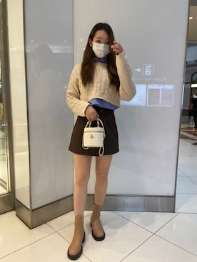 小林　愛さん（レディース・168cm）の秋コーディネート