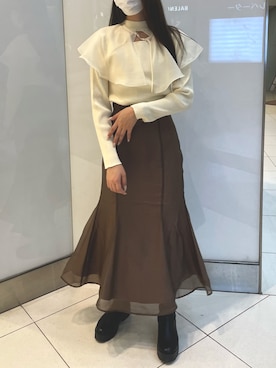 小林　愛さん（レディース・168cm）の秋コーディネート