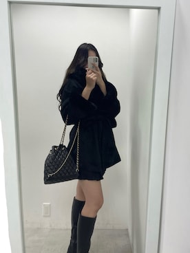 「one after another NICE CLAUP（ワンアフターアナザーナイスクラップ）のアイテム（その他アウター）」を使った、小林　愛さん（レディース・168cm）の秋コーディネート