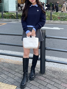 小林　愛さん（レディース・168cm）の冬コーディネート