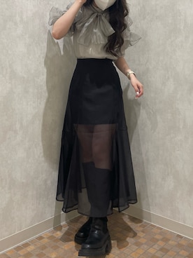 小林　愛さん（レディース・168cm）の春コーディネート