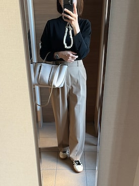 「PLST（プラステ）のアイテム」を使った、Kobitoさん（レディース・161cm）の秋コーディネート