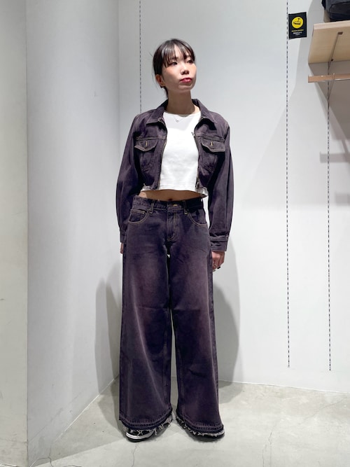 ONE POINT BUTTERFLY L/S BABY TOP（Tシャツ/カットソー）｜X