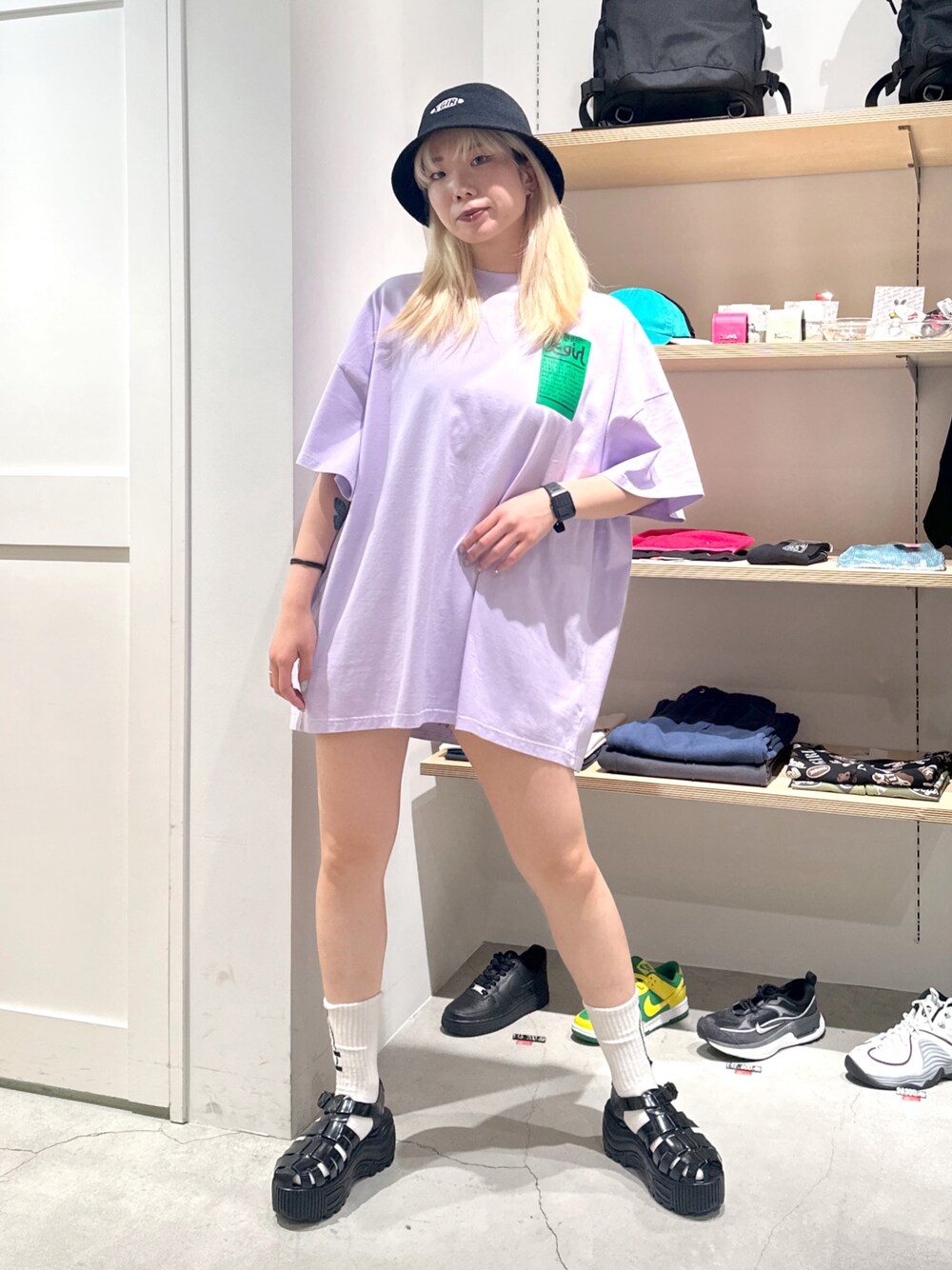 X-girl（エックスガール）の「PLATFORM GURKHA SANDAL（サンダル