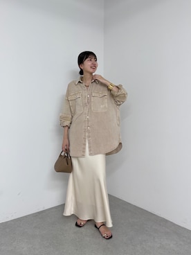 「LOUNGEDRESS（ラウンジドレス）のアイテム」を使った、ldminamimotoさん（骨格ウェーブ・レディース・163cm）の夏コーディネート