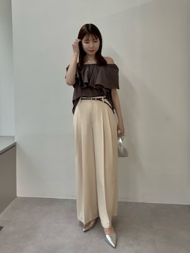 「LOUNGEDRESS（ラウンジドレス）のアイテム」を使った、ldminamimotoさん（骨格ウェーブ・レディース・163cm）の夏コーディネート