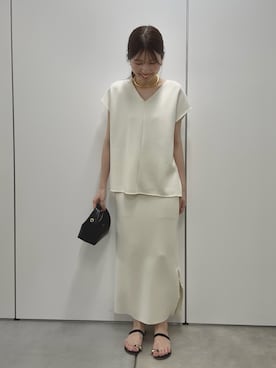 「LOUNGEDRESS（ラウンジドレス）のアイテム」を使った、ldminamimotoさん（骨格ウェーブ・レディース・163cm）の春コーディネート