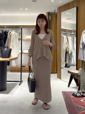 LOUNGEDRESS（ラウンジドレス）の「FURカシミヤ2WAYニット
