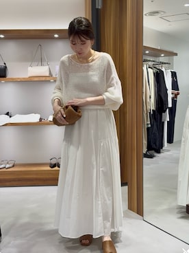 LOUNGEDRESS（ラウンジドレス）の「ラクーンクルーZIPニット