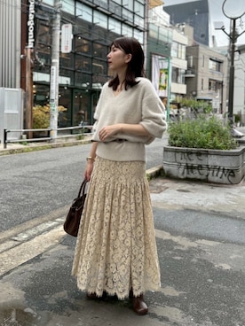 LOUNGEDRESS（ラウンジドレス）の「和紙天竺ニット（ニット