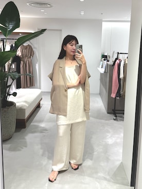 「LOUNGEDRESS（ラウンジドレス）のアイテム」を使った、ldminamimotoさん（骨格ウェーブ・レディース・163cm）の夏コーディネート