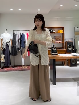 「LOUNGEDRESS（ラウンジドレス）のアイテム」を使った、ldminamimotoさん（骨格ウェーブ・レディース・163cm）の夏コーディネート