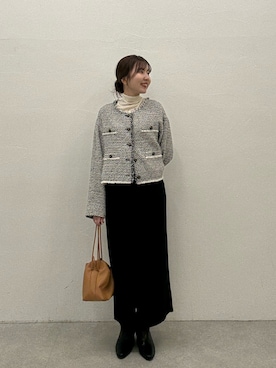 「GALENA（LOUNGEDRESS）（ガレナ）のアイテム」を使った、ldminamimotoさん（レディース・163cm）の秋コーディネート