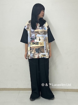 「tk.TAKEO KIKUCHI」｜MANAさん（レディース・164cm）の夏コーディネート