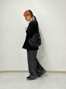 「tk.TAKEO KIKUCHI（ティーケータケオキクチ）のアイテム（アクセサリー）」を使った、MANAさん（レディース・162cm）の夏コーディネート