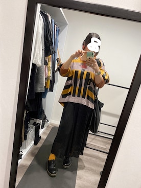 「アイテム（ピアス（両耳用））」を使った、M Kさん（レディース・171cm・40代）の秋コーディネート