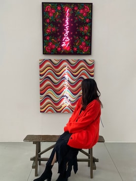 「LE CIEL BLEU（ルシェルブルー）のアイテム（スカート）」を使った、yuppiyoさん（レディース・153cm）の冬コーディネート