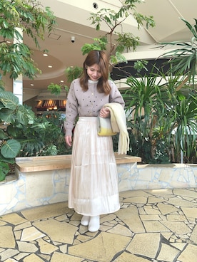 「Te chichi TERRASSE（テチチテラス）のアイテム（ブーツ）」を使った、misaki️🐈さん（レディース・148cm）の秋コーディネート