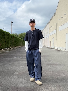 「#春コーデ」｜上野楓太さん（メンズ・170cm）の夏コーディネート
