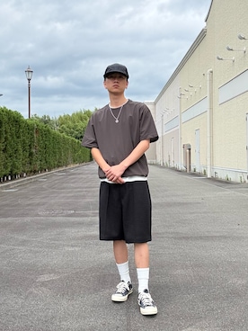 「#春コーデ」｜上野楓太さん（メンズ・170cm）の夏コーディネート