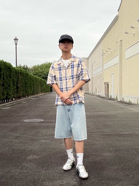「#春コーデ」｜上野楓太さん（メンズ・170cm）の夏コーディネート