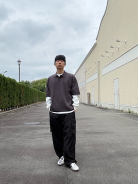 「#春コーデ」｜上野楓太さん（メンズ・170cm）の夏コーディネート