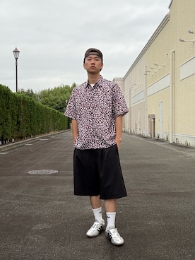「#春コーデ」｜上野楓太さん（メンズ・170cm）の夏コーディネート