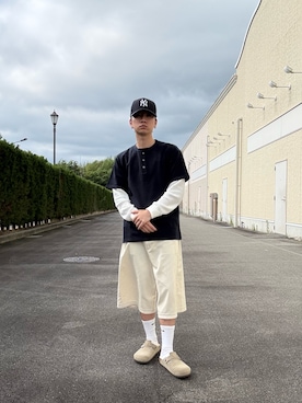 「#春コーデ」｜上野楓太さん（メンズ・170cm）の夏コーディネート
