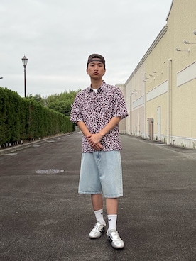 「#春コーデ」｜上野楓太さん（メンズ・170cm）の夏コーディネート