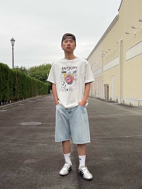 「#春コーデ」｜上野楓太さん（メンズ・170cm）の夏コーディネート