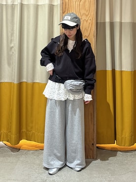 「Samansa Mos2（サマンサ モスモス）のアイテム」を使った、miaさん（レディース・149cm）の秋コーディネート