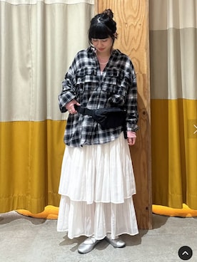 「Samansa Mos2（サマンサ モスモス）のアイテム」を使った、miaさん（レディース・149cm）の秋コーディネート