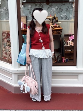 「Samansa Mos2（サマンサ モスモス）のアイテム」を使った、miaさん（レディース・149cm）の秋コーディネート