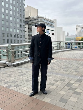 「アイテム（手袋）」を使った、yamamoto0804さん（メンズ・163cm）の秋コーディネート