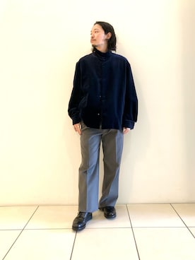 「Scye（サイ）のアイテム（パンツ）」を使った、yamamoto0804さん（メンズ・163cm）の秋コーディネート